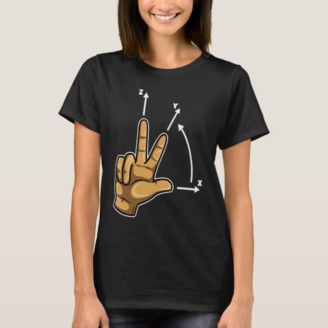 Coordinate System CNC Programmer Machining Mechani T-Shirt (Front)