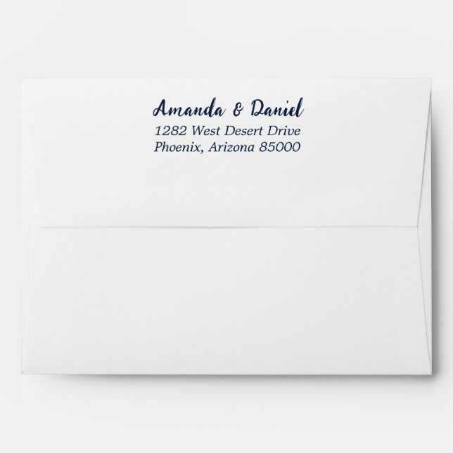 Coordinated A7 Envelopes (Back (Top Flap))