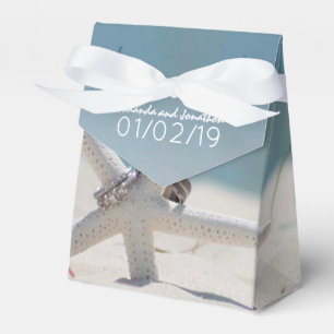 Coordinated Beach Wedding Theme Suite Thank You Favour Box