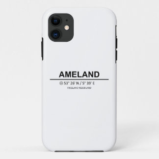 Coordinates Ameland iPhone 11 Case