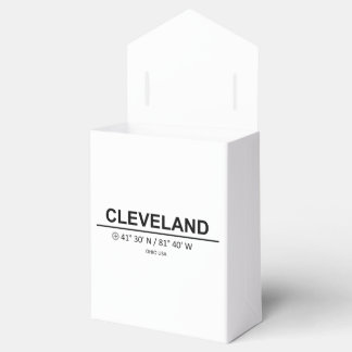 Coordinates Cleveland Favour Box