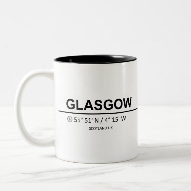 Coordinates Glasgow Two-Tone Coffee Mug (Left)