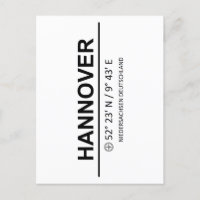Coordinates Hannover