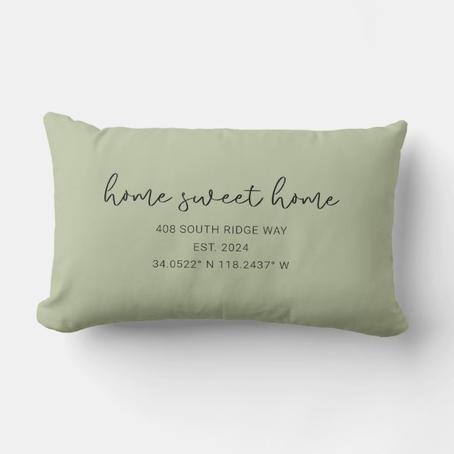 Coordinates home sweet home housewarming Throw Lumbar Cushion (Front)