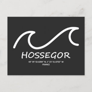 Coordinates Hossegor Holiday Postcard