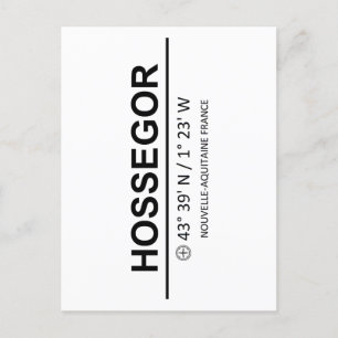 Coordinates Hossegor Postcard