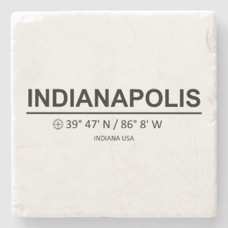 Coordinates Indianapolis Stone Coaster