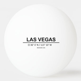 Coordinates Las Vegas Ping Pong Ball