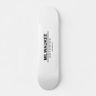 Coordinates Milwaukee Skateboard