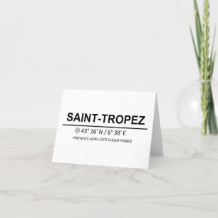 Coordinates Saint Tropez Thank You Card