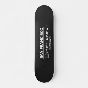 Coordinates San Francisco Skateboard