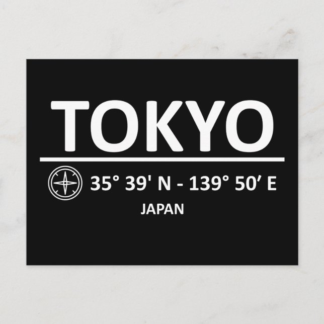 Coordinates Tokyo Holiday Postcard (Front)