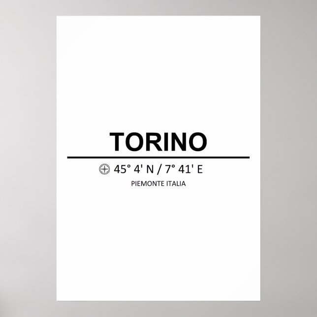 Coordinates Torino Poster (Front)