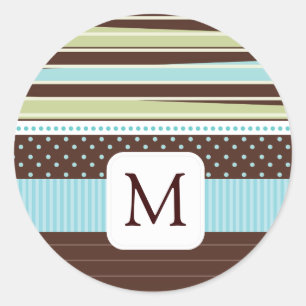 Coordinating Monogram Envelope Seals