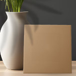 Coordinating Solid Light Brown Ceramic Tile<br><div class="desc">This light brown tile is fully customisable,  and makes an attractive background for your text and images.</div>