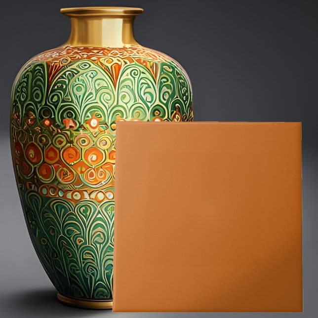 Coordinating Solid Orange Ceramic Tile (Creator Uploaded)