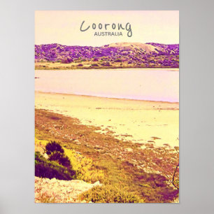 Coorong National Park Australia travel Poster