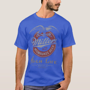 Coors Classic Miller High Life Vintage Beer Logo T-Shirt