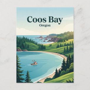 Coos Bay, Oregon Postcard
