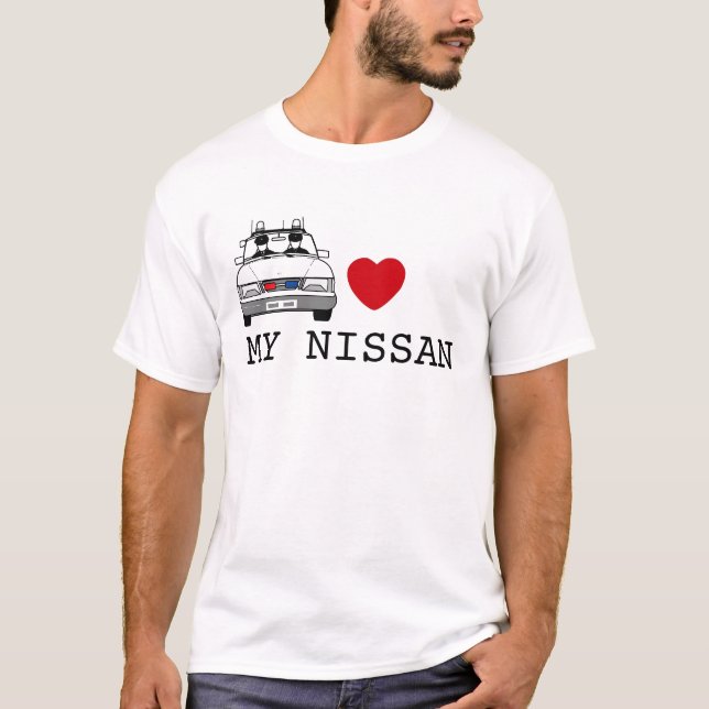cop HEART my nissan T-Shirt (Front)