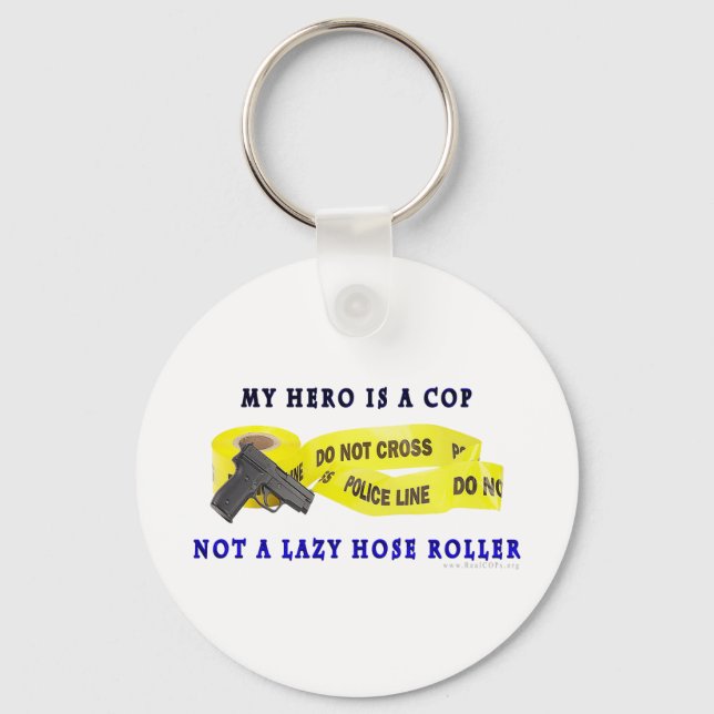 COP Hero Police Key Ring (Front)