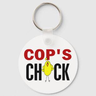 Cop’s  Chick Key Ring