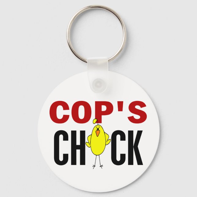 Cop’s  Chick Key Ring (Front)