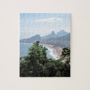 Copacabana Beach in Rio Jigsaw Puzzle