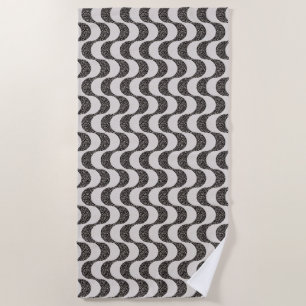 Copacabana Beach Rio de Janeiro Portuguese Tile Towel