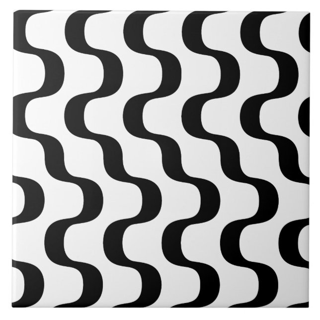 Copacabana Beach vertical 2 Ceramic Tile (Front)