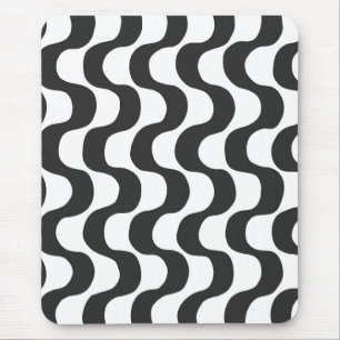 Copacabana Black and white Mouse Pad