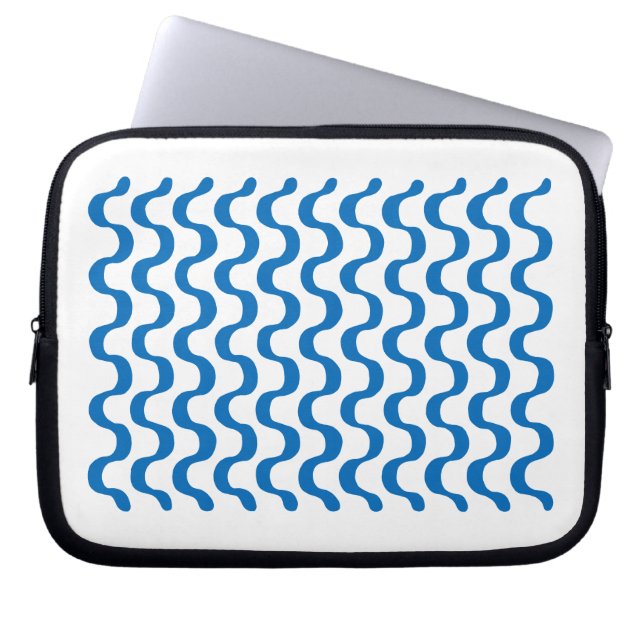Copacabana Blue Laptop Sleeve (Front)