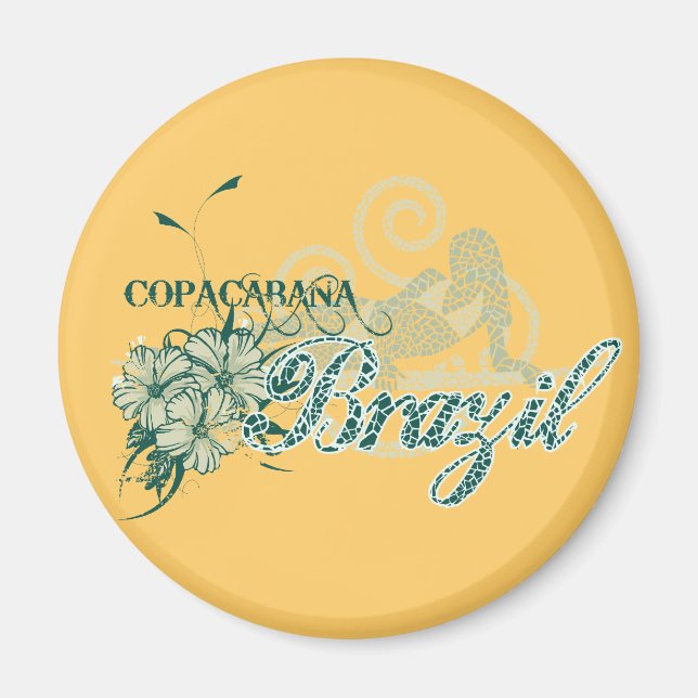 Copacabana Brazil Tshirts and Gifts Magnet (Front)