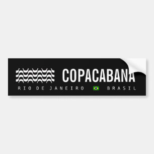 Copacabana for cars bumper sticker