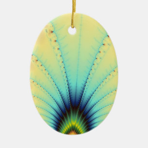 Copacabana Fractal Ceramic Ornament