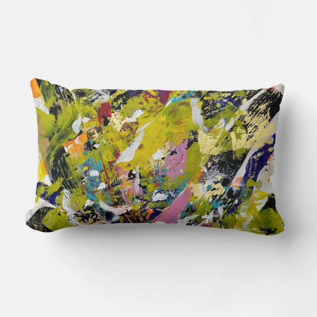 Copacabana Poly Lumbar Throw Pillow (Front)