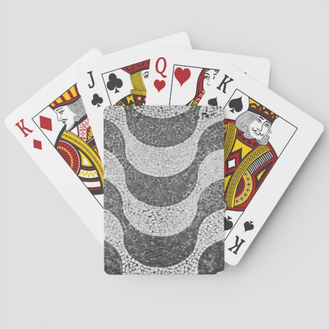 Copacabana sidewalk deck playing cards (Back)