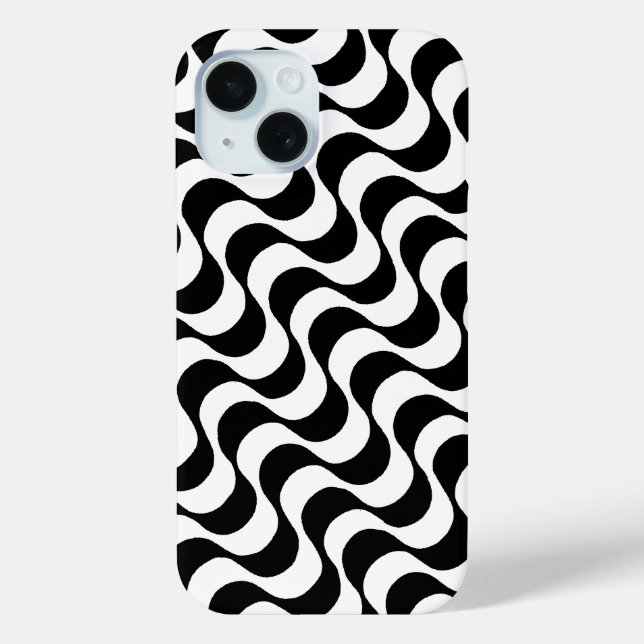 Copacabana sidewalk pattern Case-Mate iPhone case (Back)