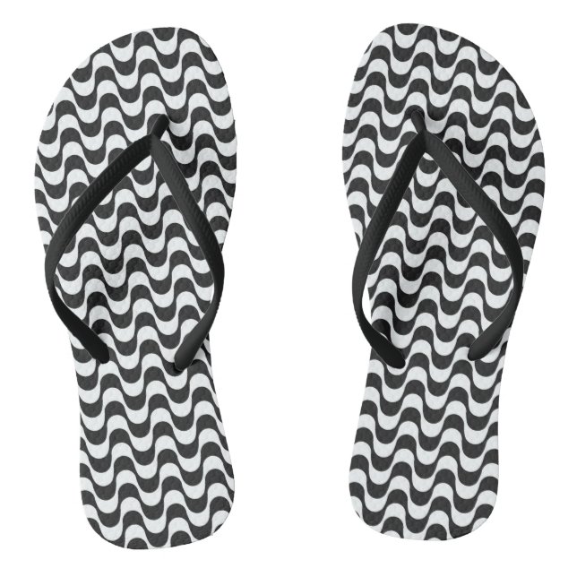 Copacabana sidewalk pattern thongs (Footbed)