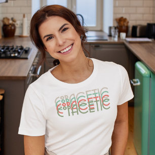 Copacetic Retro 1920s Typography, Colours T-Shirt