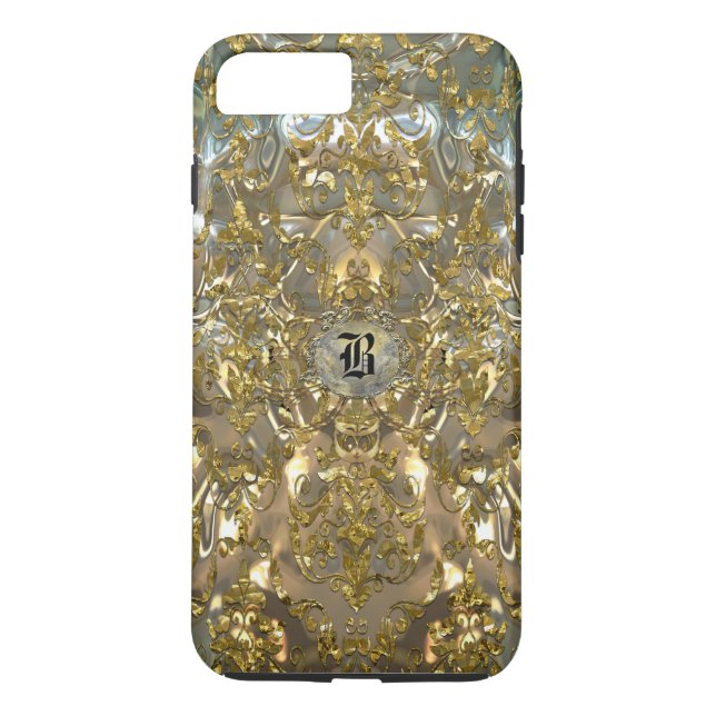 Copachatlin Damask Monogram Case-Mate iPhone Case (Back)