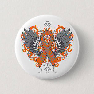 COPD Awareness Cool Wings 6 Cm Round Badge