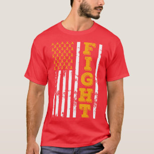 COPD Awareness Fight American Flag 4th Of July Hap T-Shirt
