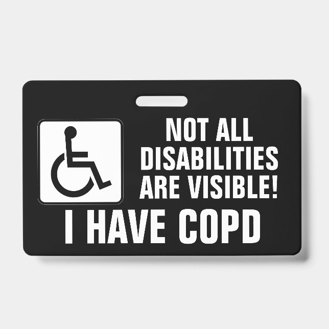 COPD Awareness ID Badge (Front)