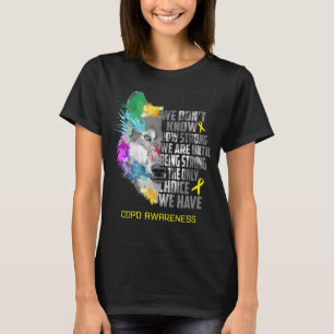 COPD Awareness Ribbon Support Gifts T-Shirt