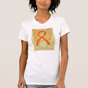 COPD Orange Awareness Ribbon Angel Custom Shirt