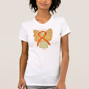 COPD Orange Awareness Ribbon Angel Custom Shirt