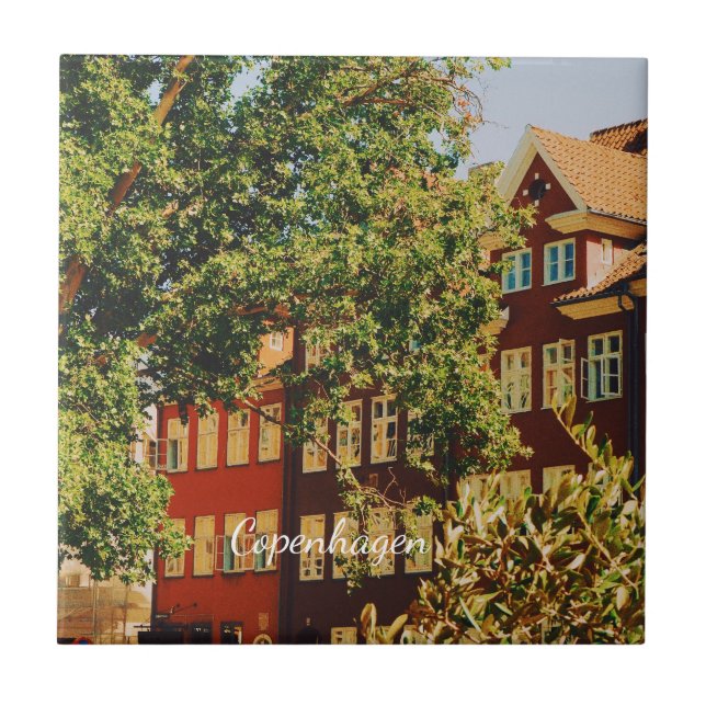 Copenhagen cityscape - Denmark Ceramic Tile (Front)