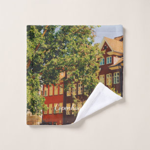 Copenhagen cityscape - Denmark Wash Cloth