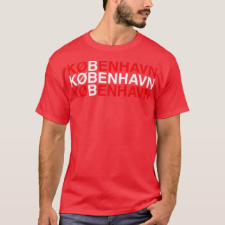 COPENHAGEN Danish Flag 2 T-Shirt